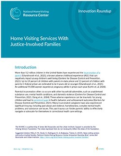 Cover of Home Visiting Services With Justice-Involved Families