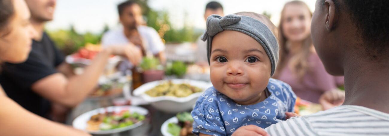 Baby at a party